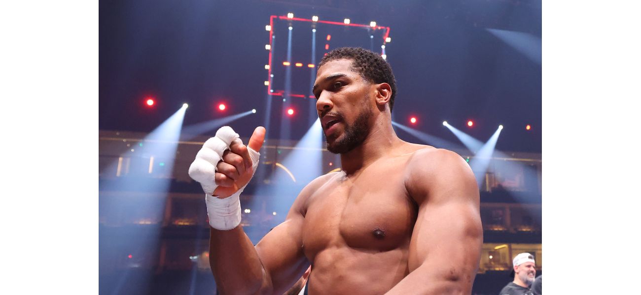 Boxing champion Anthony Joshua discloses retirement strategy