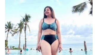 Sambhavna Seth proudly shows off her bikini body and challenges anyone to criticize her.