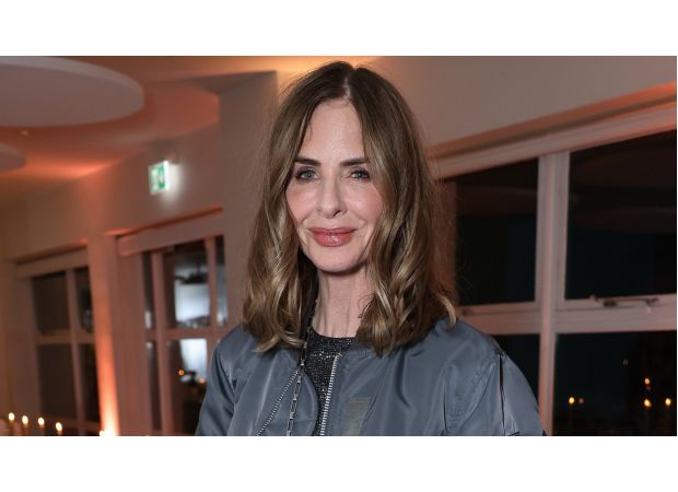 Trinny Woodall discusses her feelings of remorse following the suicide of her former husband.