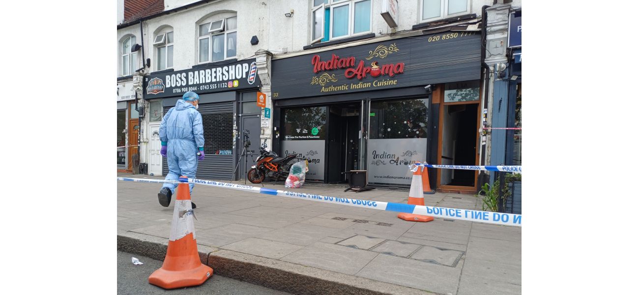 Two suspects, aged 15 and 54, were apprehended for suspected arson at a restaurant in east London.