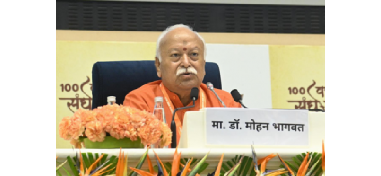 Bhagwat suggests having a three-child limit to address declining population.