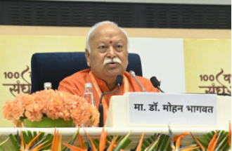 Bhagwat suggests having a three-child limit to address declining population.