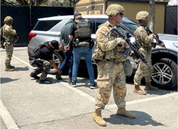 DC National Guards now armed as Trump increases military presence in city.