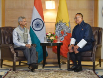 Jaishankar expresses gratitude to Bhutan's PM for his leadership and praises the strong relationship between the two countries.