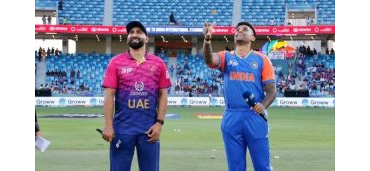 India chooses to have UAE bat first in Asia Cup.
