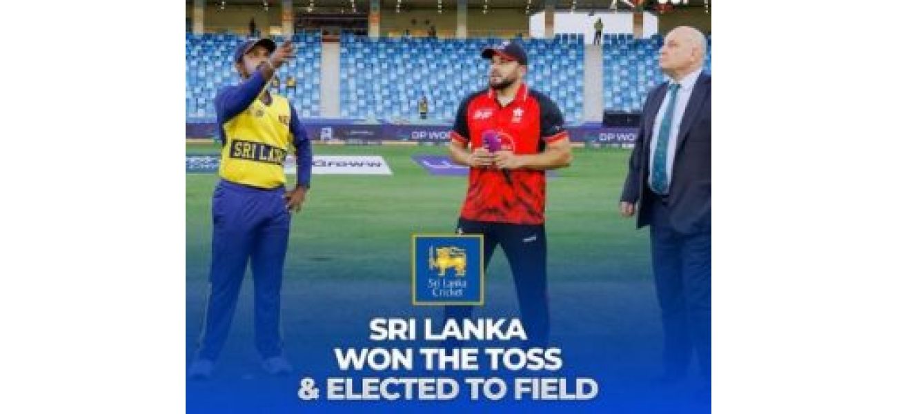 Sri Lanka chooses to bowl first against Hong Kong in the Asia Cup after winning the toss.