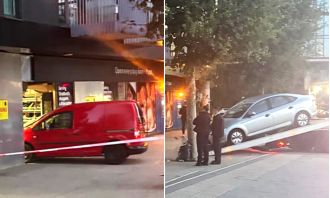Is there a reason why this London Tesco Express has been hit by cars four times?