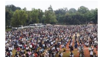 7,281 people vying for 125 home guard positions in Koraput, Odisha.