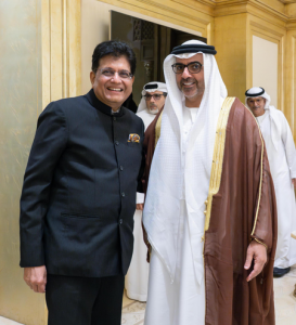 Goyal sees UAE as crucial partner in India's development and advancement.