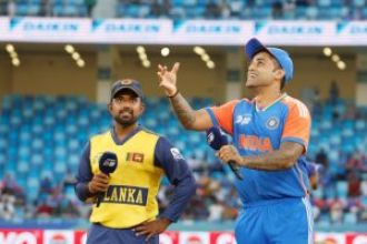 Sri Lanka chooses to field first against India in unimportant Asia Cup match.