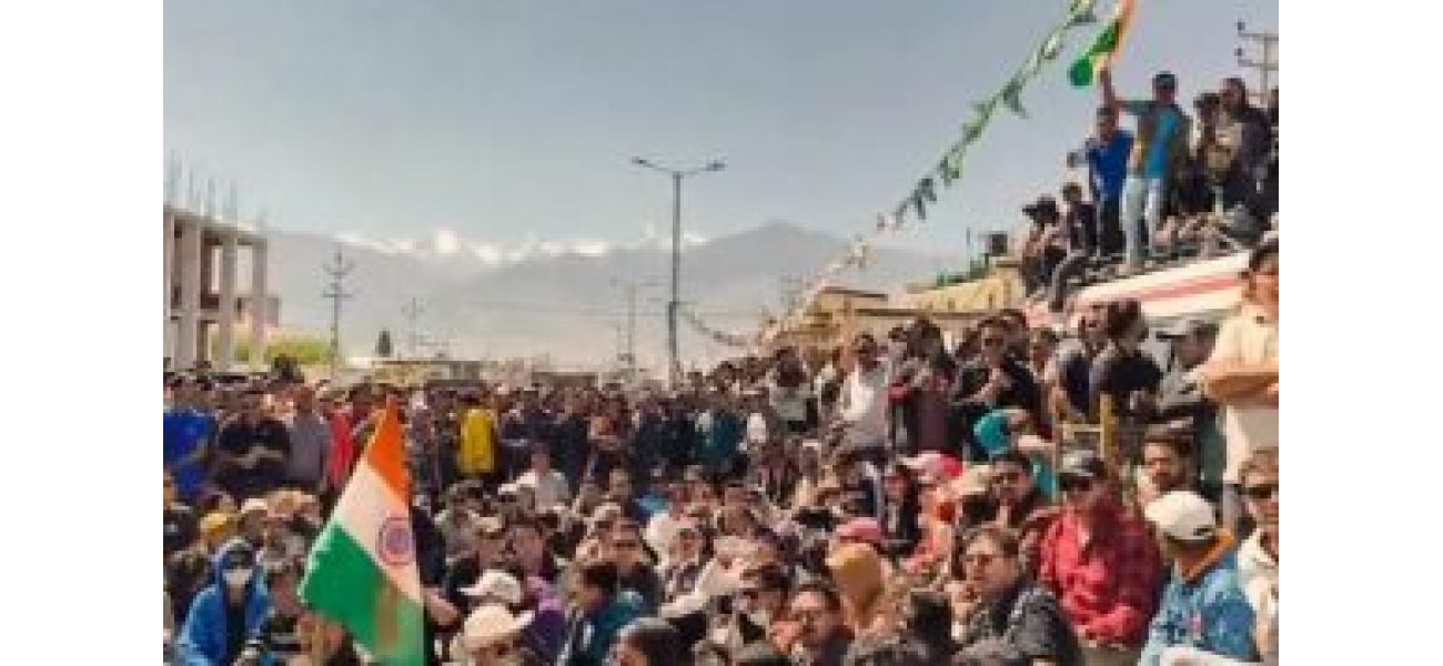 The people of Ladakh are upset or furious.