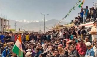 The people of Ladakh are upset or furious.