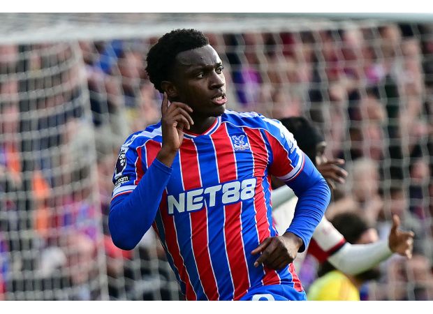 Eddie Nketiah received messages from Arsenal after scoring for Crystal Palace in their win against Liverpool.