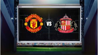 Manchester United is playing against Sunderland in the Premier League and the latest score and lineups have been confirmed for the match.