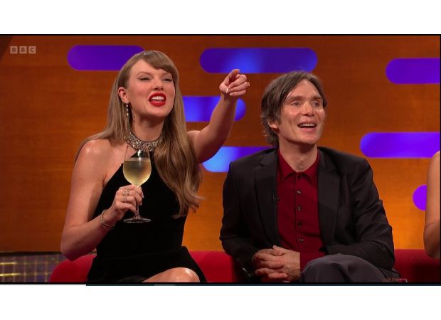 Taylor Swift saw Cillian Murphy's son, who looks just like him, in the audience of The Graham Norton Show.