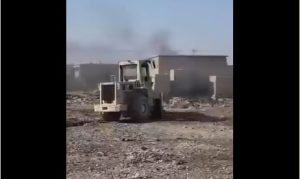 Violent conflict ensues at demolition of Afghan refugee camp in Karachi.