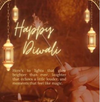 Celebrities including Amitabh Bachchan and Karan Johar send Diwali greetings to their fans and followers.