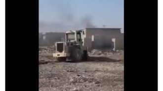 Violent conflict ensues at demolition of Afghan refugee camp in Karachi.