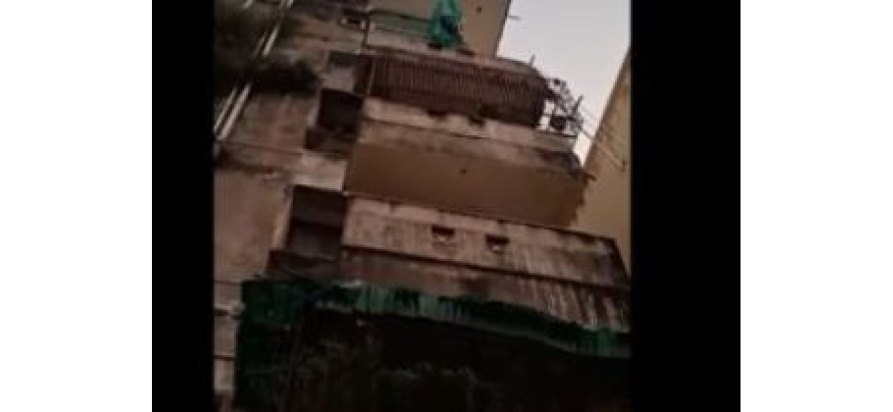 The Cuttack Collector has requested an investigation into the collapse of a balcony in an old apartment.