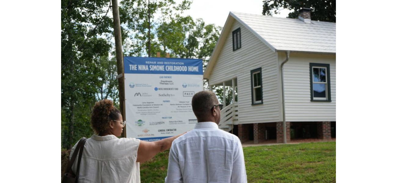 Nina Simone's childhood home in North Carolina has been renovated into a tribute to the singer's life.