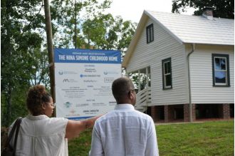 Nina Simone's childhood home in North Carolina has been renovated into a tribute to the singer's life.