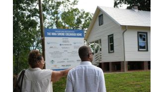 Nina Simone's childhood home in North Carolina has been renovated into a tribute to the singer's life.