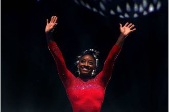 Simone Biles' Athleta line is great for equestrian sports and figure skating.