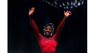 Simone Biles' Athleta line is great for equestrian sports and figure skating.