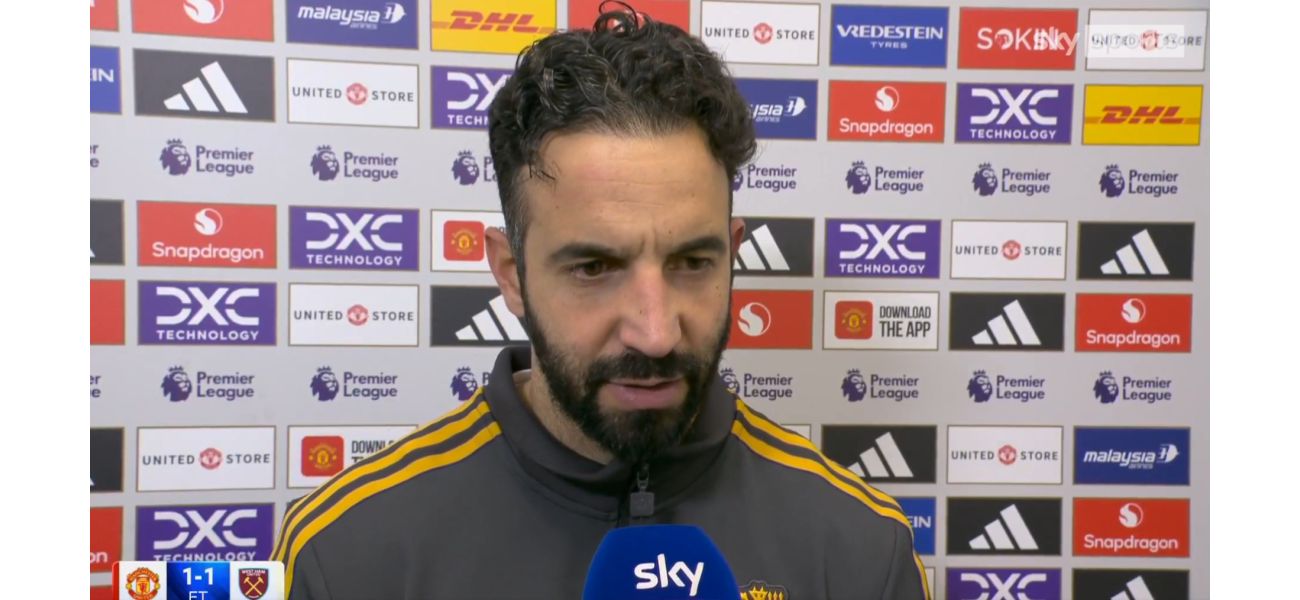 Amorim clarifies why Mainoo was not included in Manchester United's recent game against West Ham.