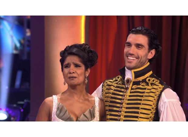 Motsi Mabuse consoles Balvinder Sopal after emotional 'Strictly' routine.