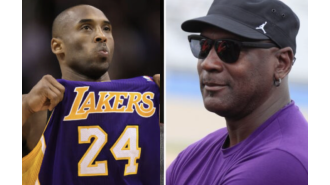 Rare card of Kobe Bryant and Michael Jordan sold for record-breaking $3.17M in auction.