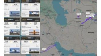 Airlines change flight routes due to temporary closure of Iran's airspace during heightened tensions with US.