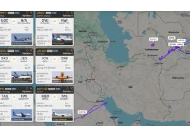 Airlines change flight routes due to temporary closure of Iran's airspace during heightened tensions with US.