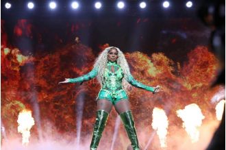 Mary J. Blige responds to criticism of her performances, stating she was tired.