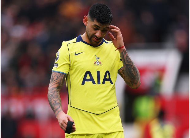Cristian Romero will be absent from several upcoming Tottenham games due to receiving a red card against Manchester United.
