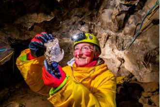 Wolverines were found in Yorkshire Dales after being discovered by a potholer during the Ice Age.