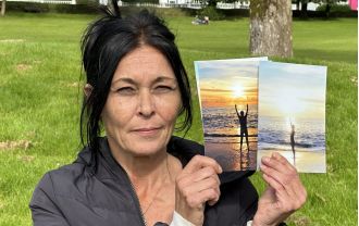 A monk escaped legal action for sharing spiritual nude images with a woman.