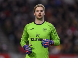 Caoimhin Kelleher is not on Brentford's team against Burnley today.