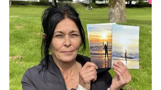 A monk escaped legal action for sharing spiritual nude images with a woman.