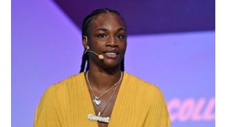 Boxing champion Claressa Shields speaks before rematch with Franchon Crews-Dezurn following physical confrontation at weigh-in.