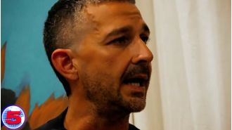 Shia LeBeouf expresses fear of 'big gay people' in strange interview following his arrest.