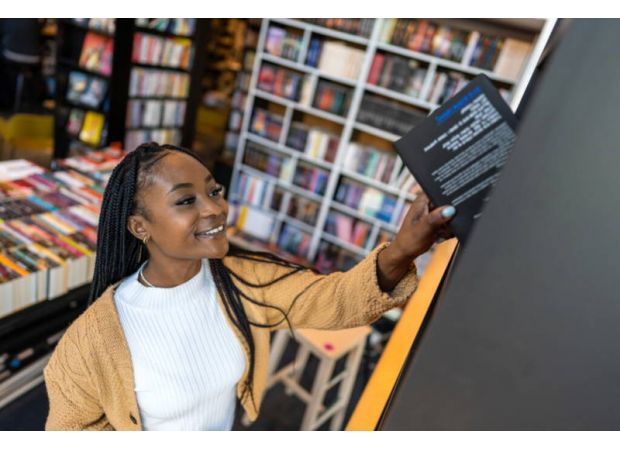 Houston's Reading Room is a groundbreaking library featuring a collection of black art books for visitors to enjoy.