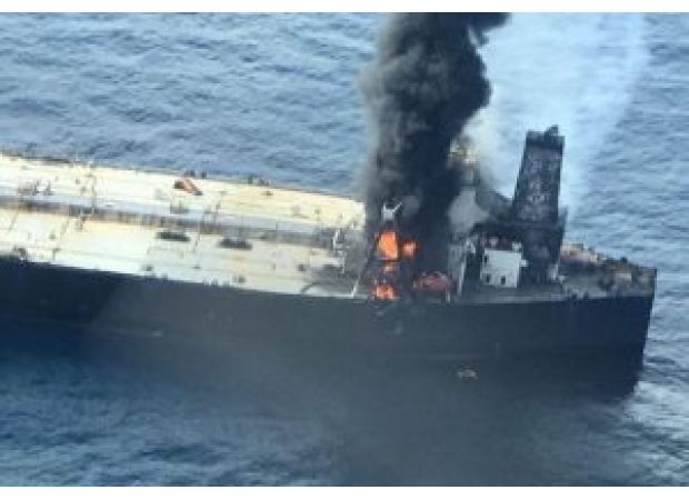 A ship carrying 15 Indian sailors is attacked while traveling near the coast of Oman.