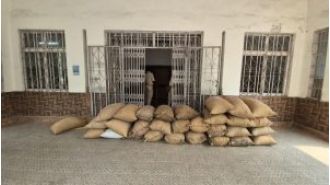 Farmers in Bargarh, India are facing procurement issues, leading them to dump their paddy and hold a sit-in protest at the Collectorate.