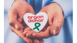 A female farmer signs up for organ donation.