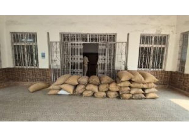 Farmers in Bargarh, India are facing procurement issues, leading them to dump their paddy and hold a sit-in protest at the Collectorate.
