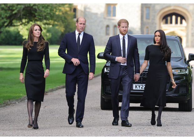 A lipreader reveals the tense argument between William and Harry during their 'Fab Four' appearance.