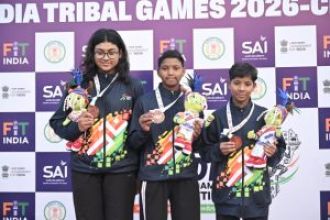 Anjali from Odisha wins three gold medals in a row.