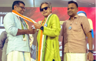 Shashi Tharoor unharmed after his convoy is obstructed in Kerala.