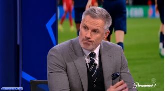 Jamie Carragher criticizes a Liverpool player for consistent mistakes in their loss against PSG.